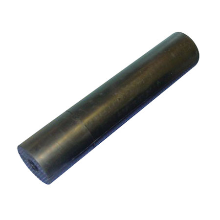 C.H. YATES C.H. Yates 9202-4 Black Rubber Molded Straight Side Guide Roller - 2 in. x 9 in. x 0.5 in. 9202-4